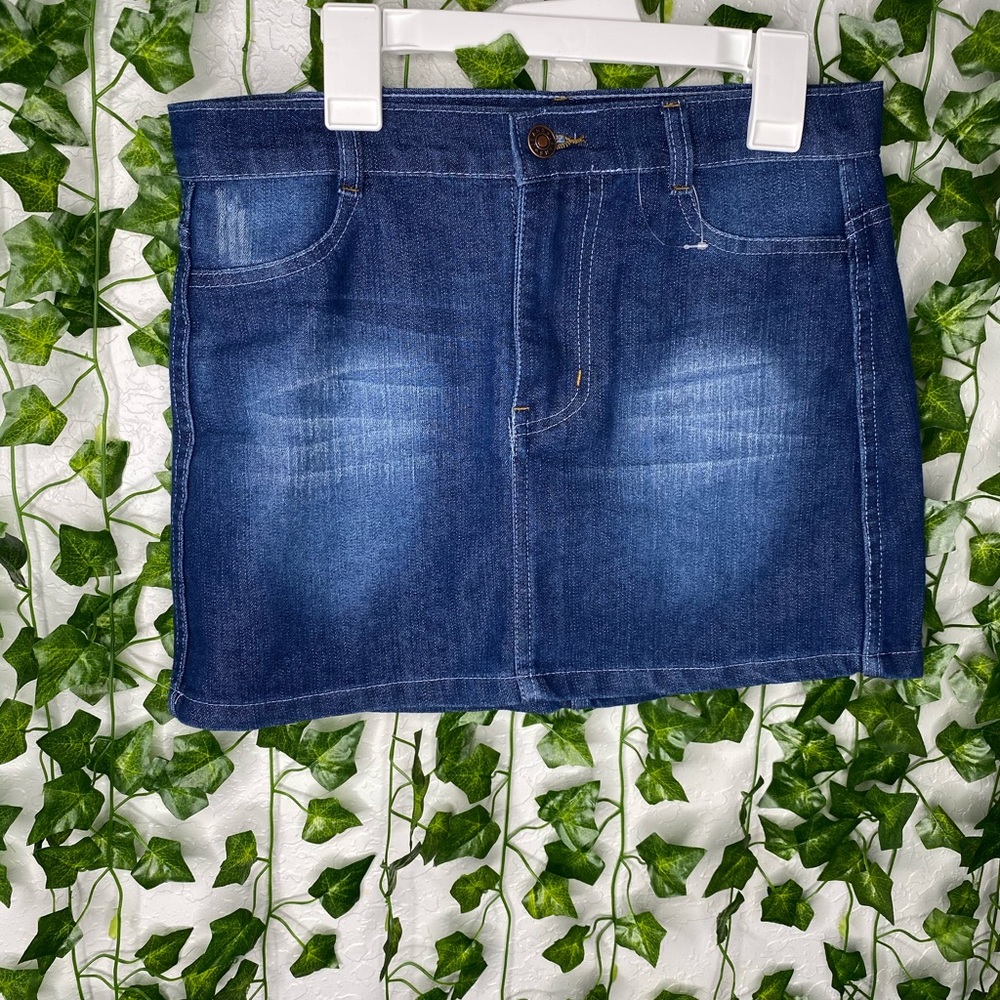 jean skirt